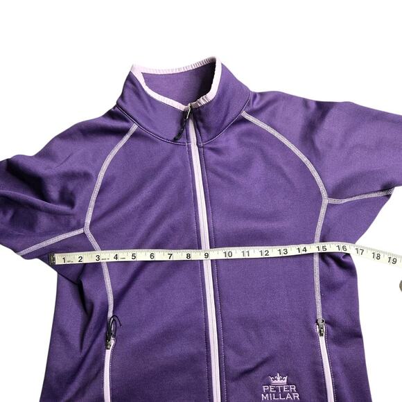 Peter Millar Women's Element Softshell Gold Jacket Size: S - Picture 3 of 7